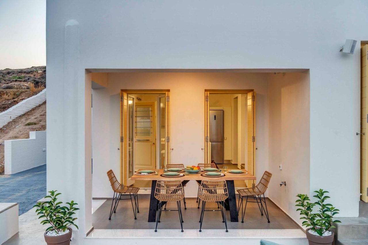 Villa Alba In Syros With Private Jacuzzi Azolimnos Exteriér fotografie