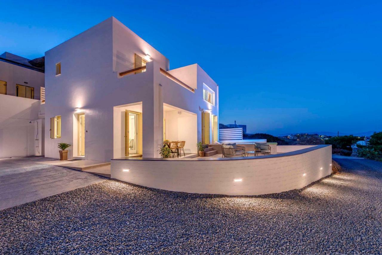 Villa Alba In Syros With Private Jacuzzi Azolimnos Exteriér fotografie