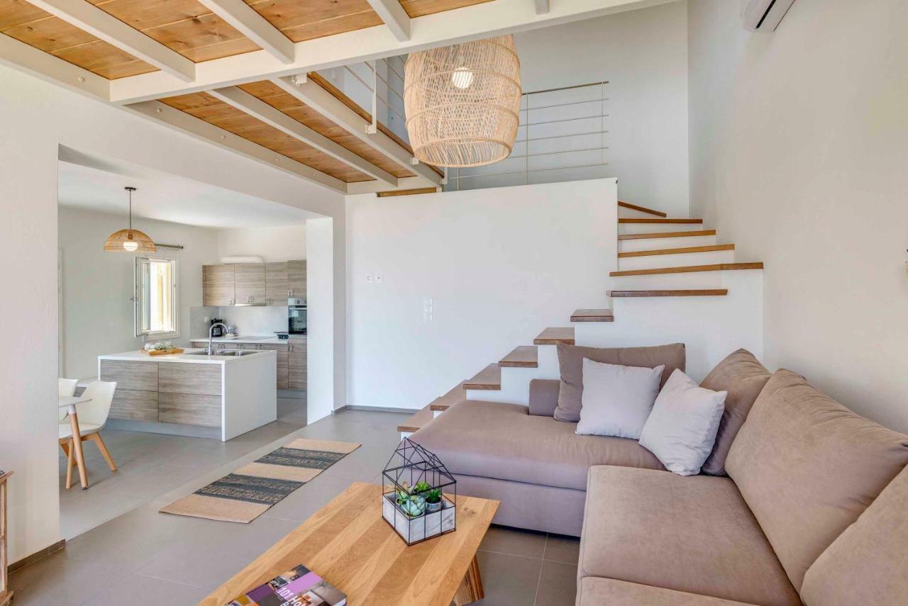 Villa Alba In Syros With Private Jacuzzi Azolimnos Exteriér fotografie