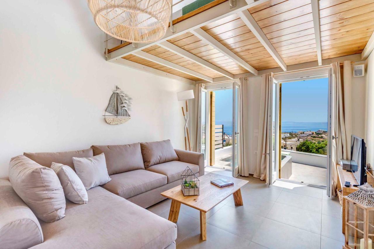 Villa Alba In Syros With Private Jacuzzi Azolimnos Exteriér fotografie